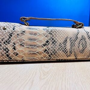 Elegant Snake Print Women's Bag